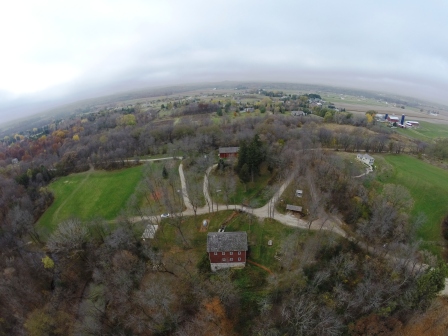 Aerial View of Messer/Mayer Mill
