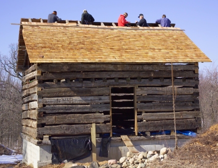 Building Messer Log Barn