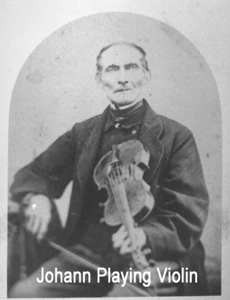 Johann Messer Playing the Violin